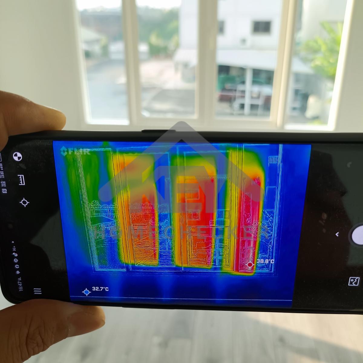 งานเทสน้ำ ประตูหน้าต่าง