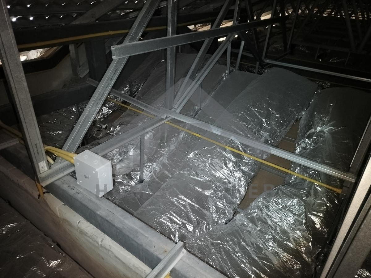 งานฝ้าชายคาและโครงฝ้า