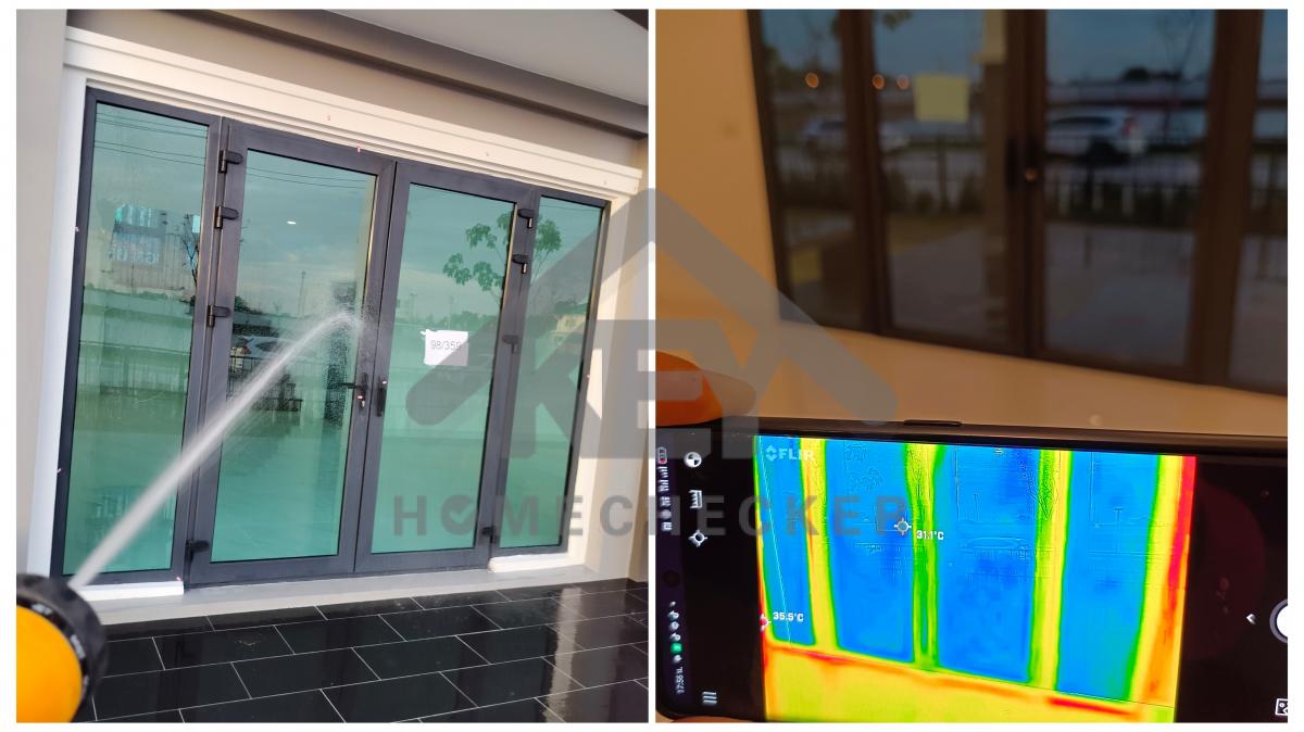 งานเทสน้ำ ประตูหน้าต่าง