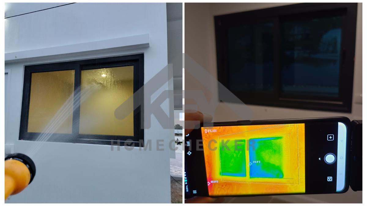 งานเทสน้ำ ประตูหน้าต่าง