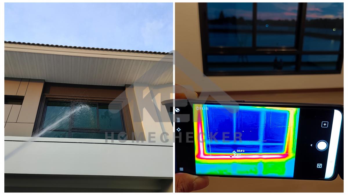 งานเทสน้ำ ประตูหน้าต่าง