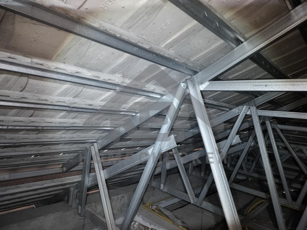 งานฝ้าชายคาและโครงฝ้า