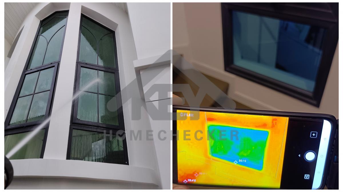 งานเทสน้ำ ประตูหน้าต่าง