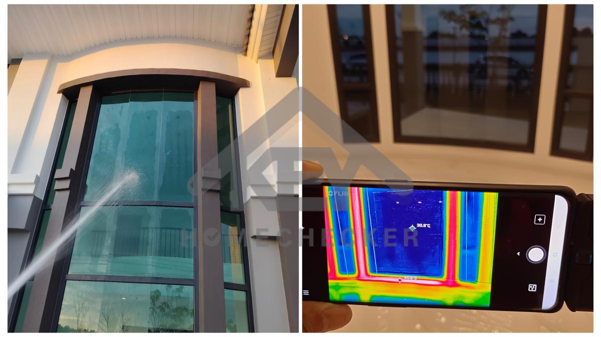 งานเทสน้ำ ประตูหน้าต่าง