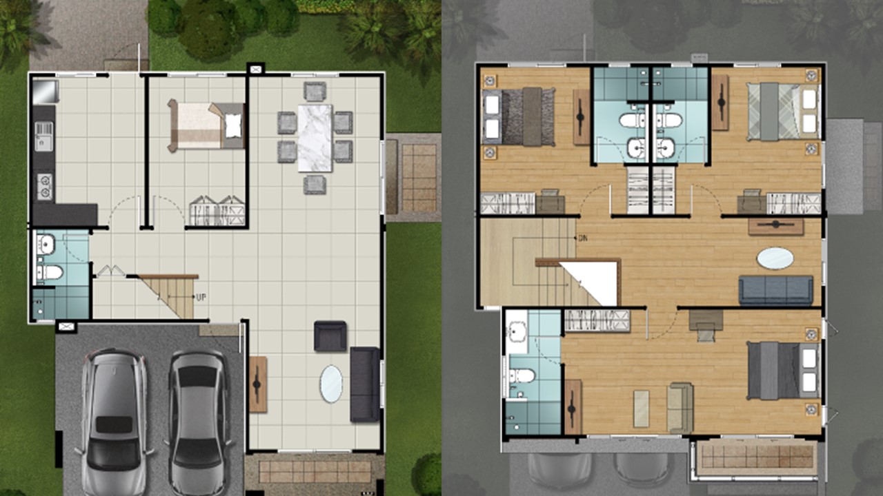 ผังบ้านหรือคอนโด