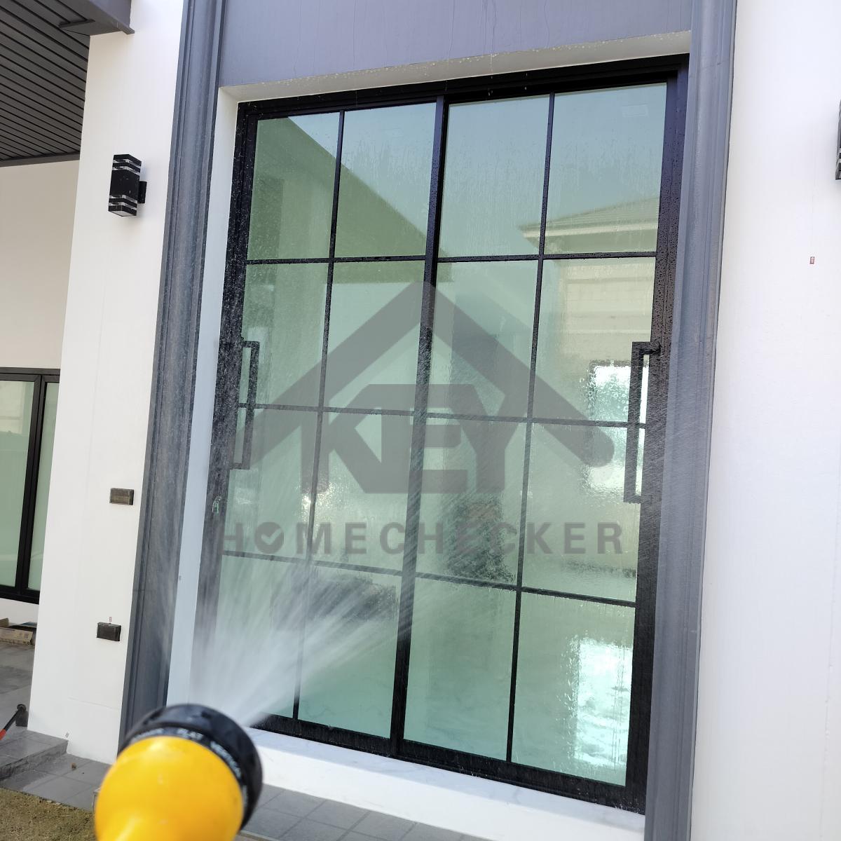 งานเทสน้ำ ประตูหน้าต่าง