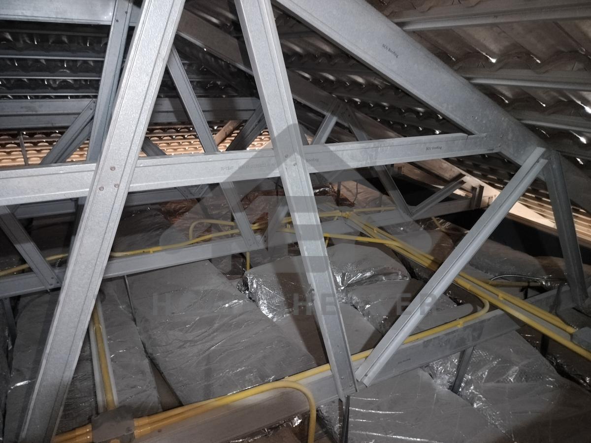 งานฝ้าชายคาและโครงฝ้า