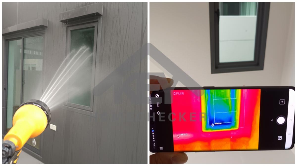 งานเทสน้ำ ประตูหน้าต่าง