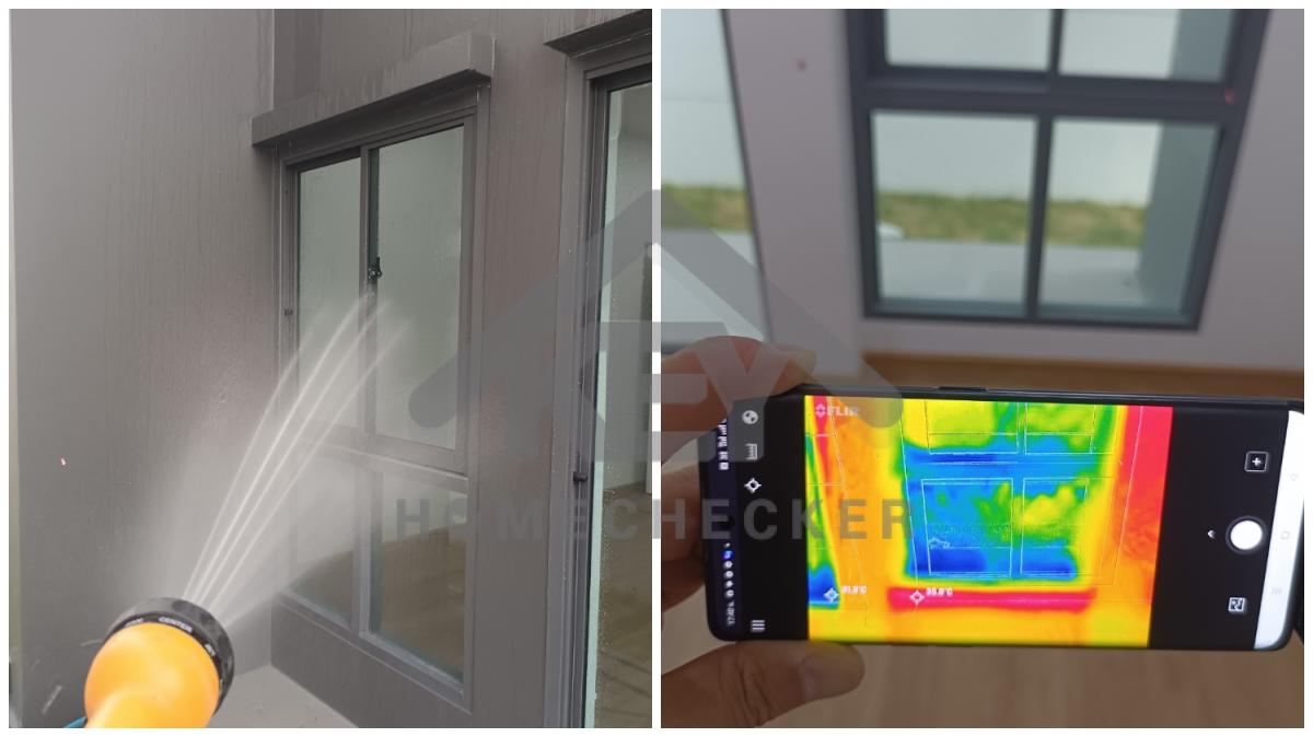 งานเทสน้ำ ประตูหน้าต่าง