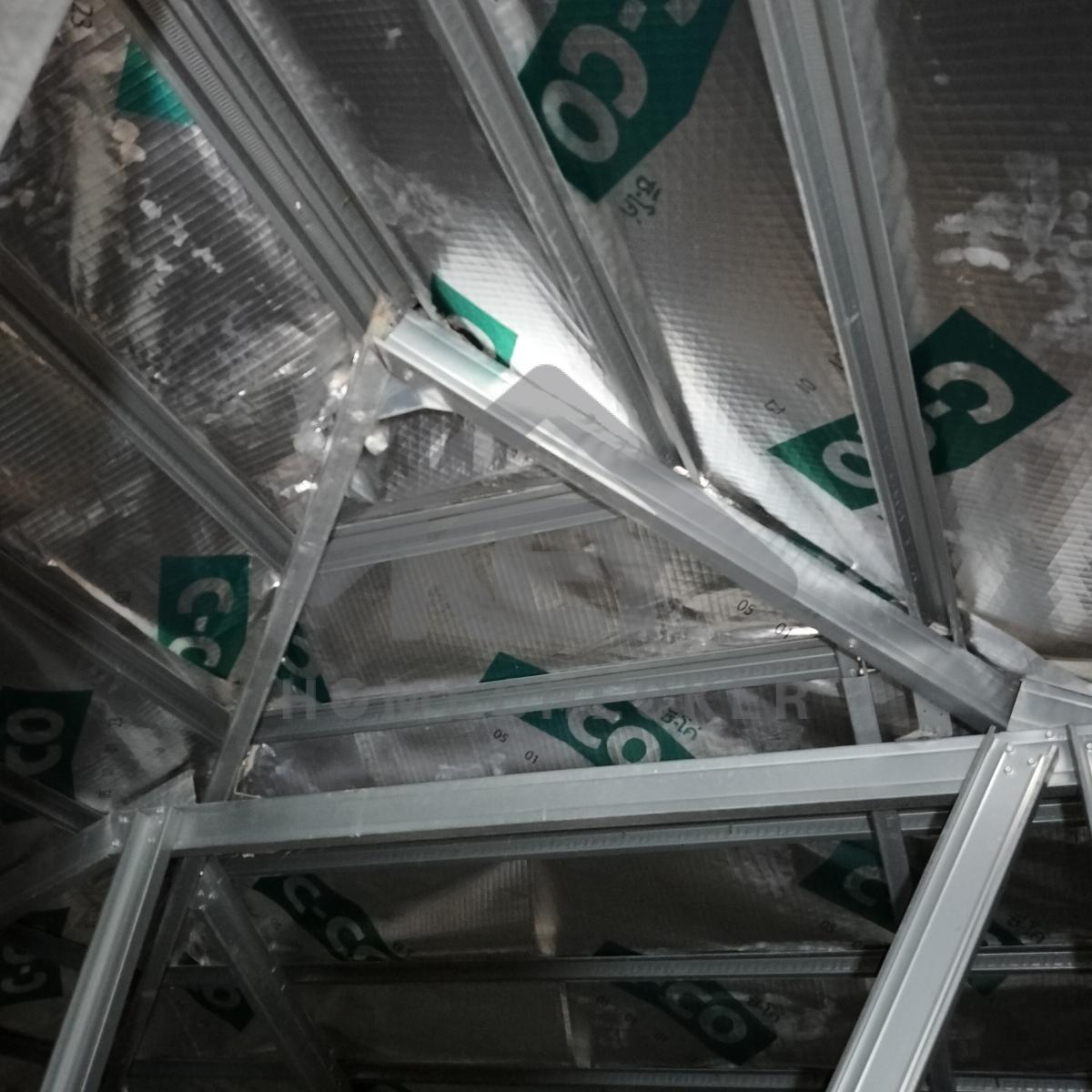 งานฝ้าชายคาและโครงฝ้า