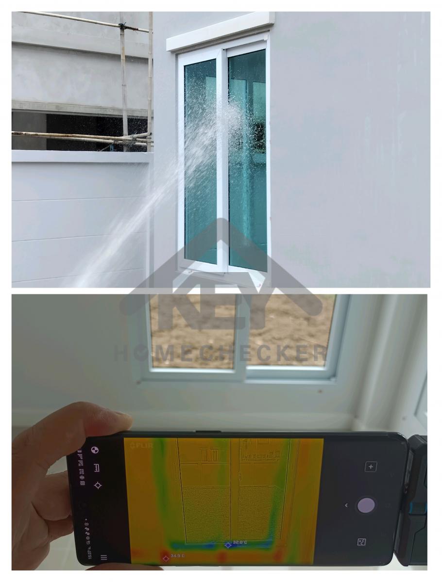 งานเทสน้ำ ประตูหน้าต่าง