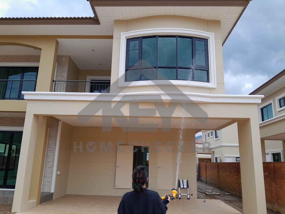 งานเทสน้ำ ประตูหน้าต่าง