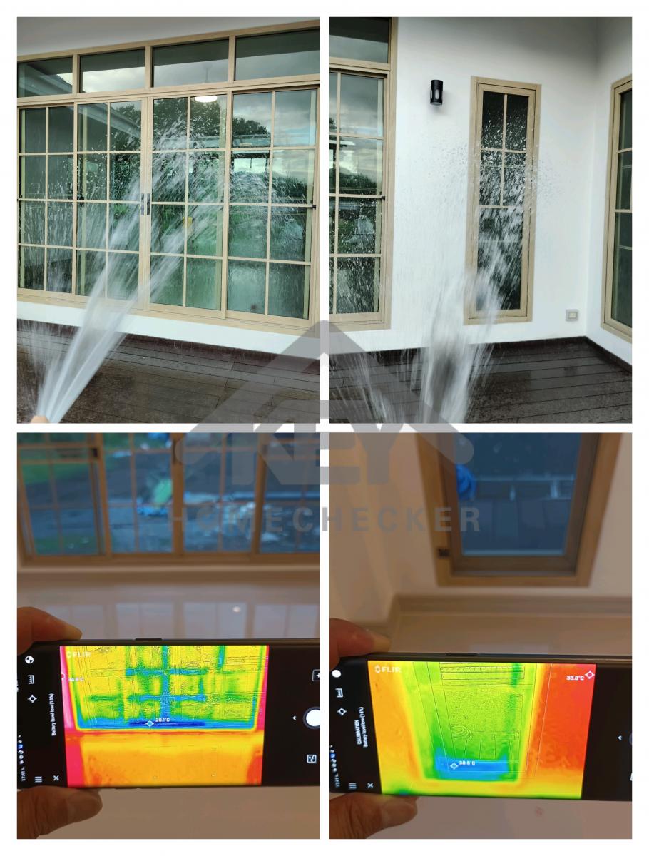 งานเทสน้ำ ประตูหน้าต่าง