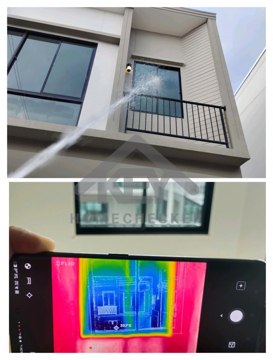 งานเทสน้ำ ประตูหน้าต่าง