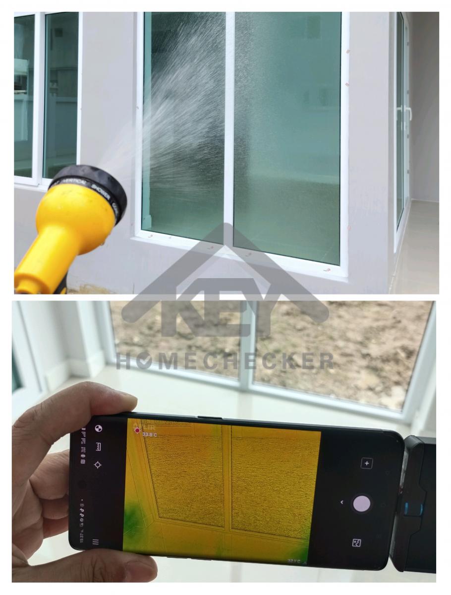 งานเทสน้ำ ประตูหน้าต่าง