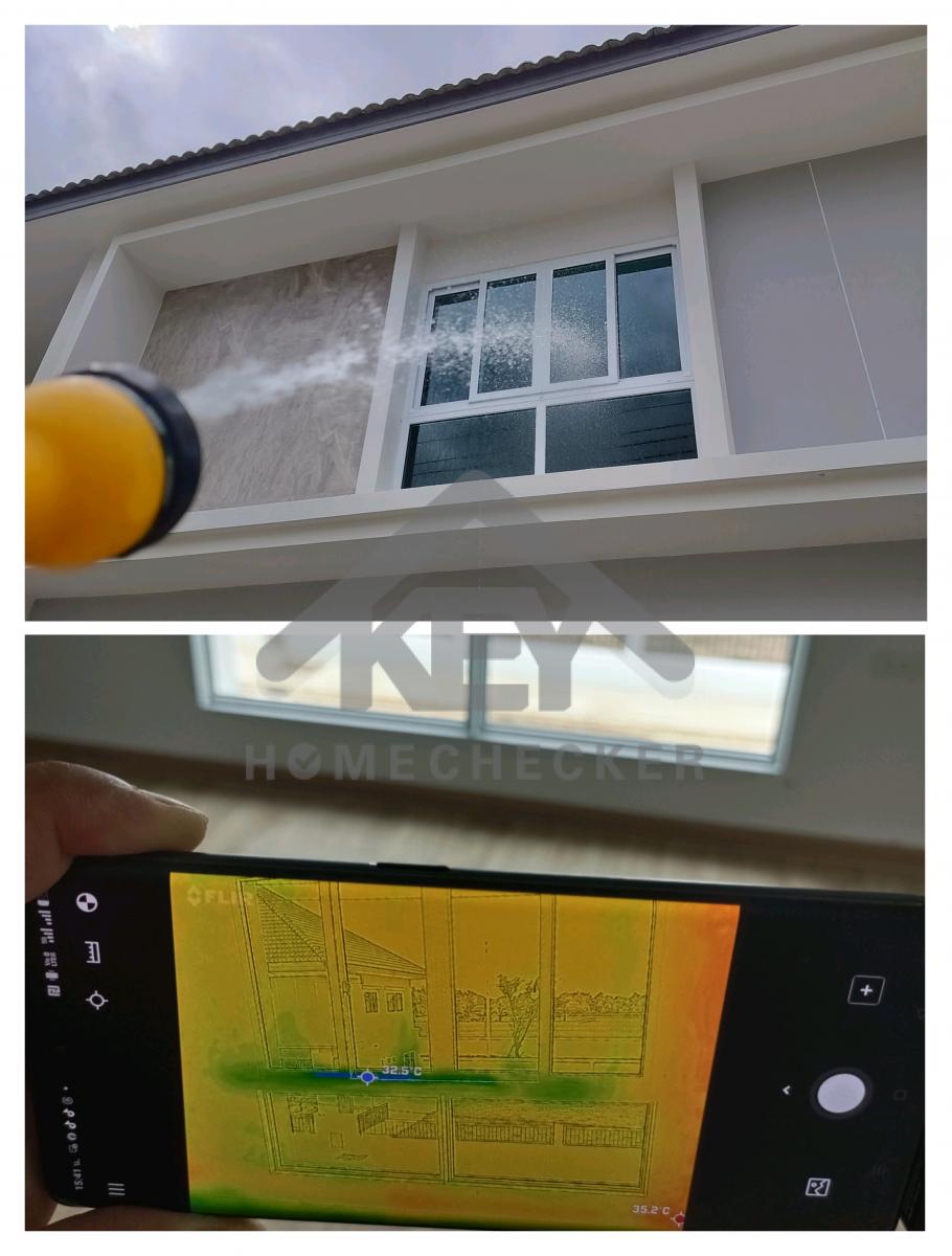 งานเทสน้ำ ประตูหน้าต่าง