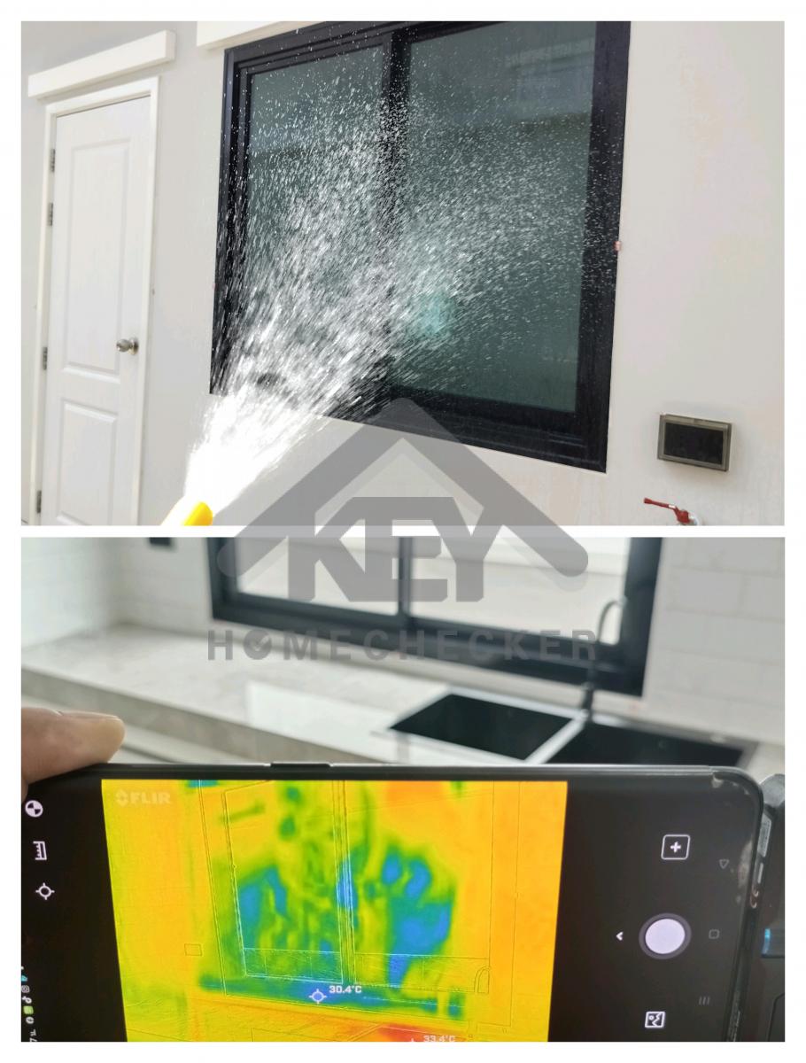 งานเทสน้ำ ประตูหน้าต่าง