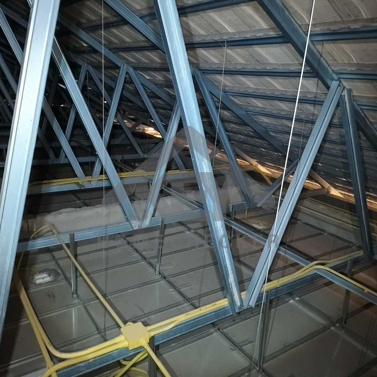 งานฝ้าชายคาและโครงฝ้า