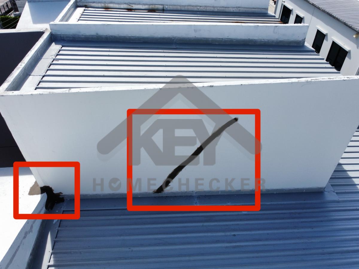 งานตรวจสอบหลังคา