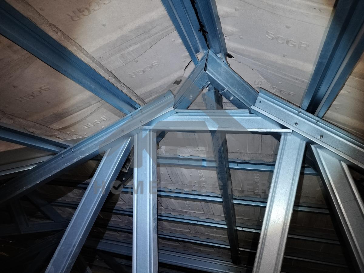 งานฝ้าชายคาและโครงฝ้า