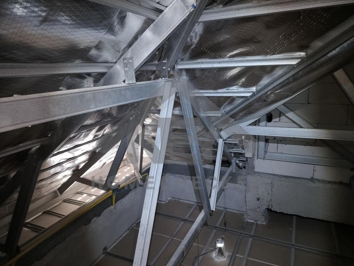 งานฝ้าชายคาและโครงฝ้า