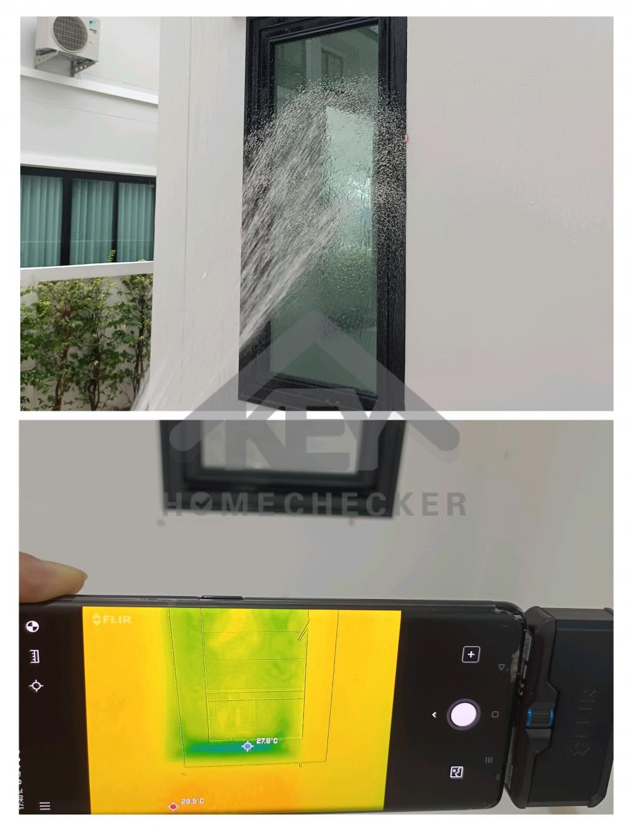 งานเทสน้ำ ประตูหน้าต่าง