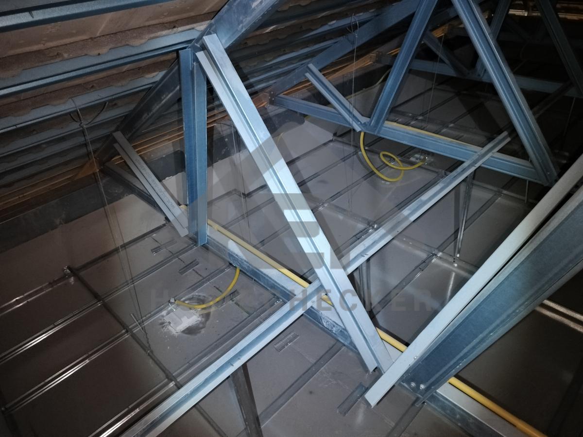 งานฝ้าชายคาและโครงฝ้า