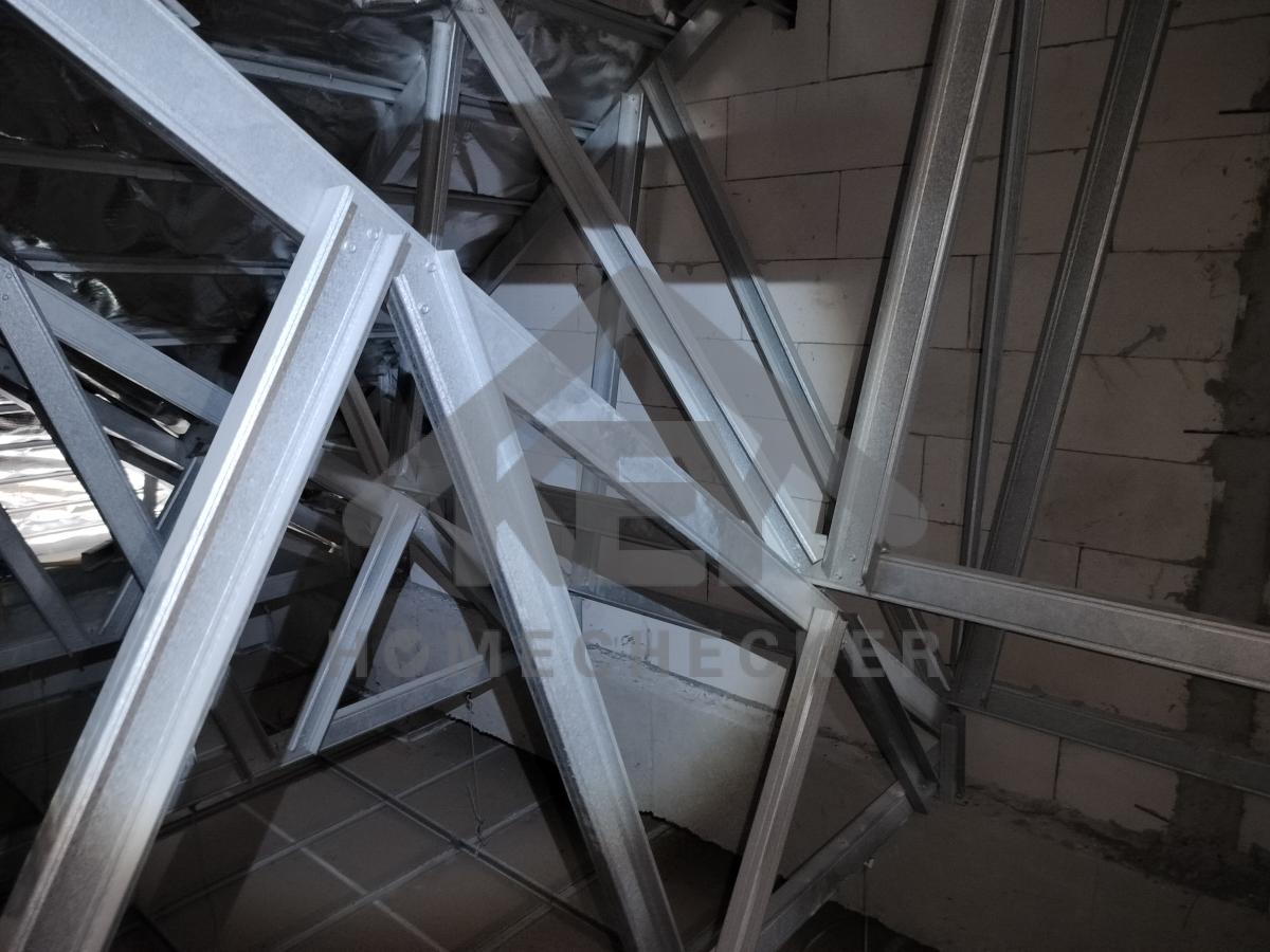 งานฝ้าชายคาและโครงฝ้า