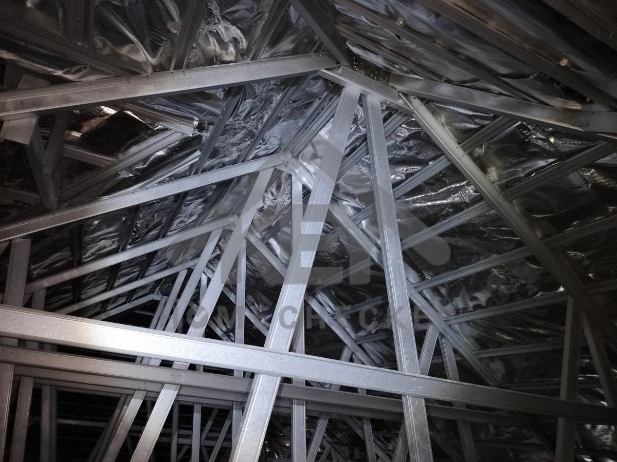 งานฝ้าชายคาและโครงฝ้า