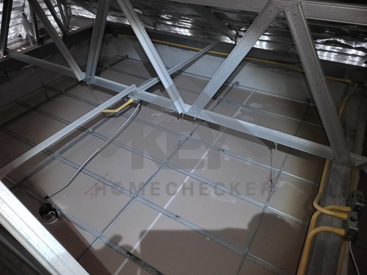 งานฝ้าชายคาและโครงฝ้า