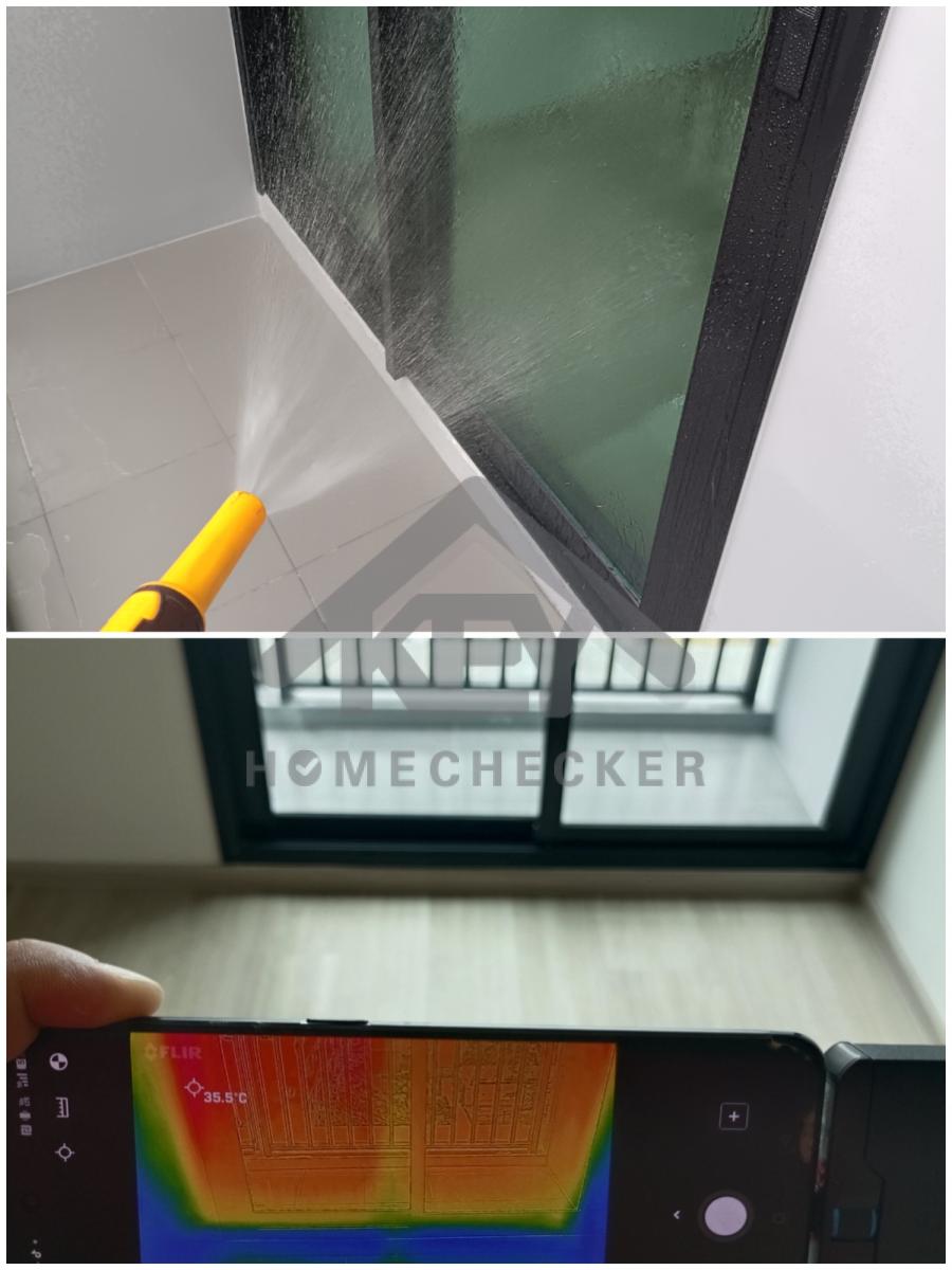 งานเทสน้ำ ประตูหน้าต่าง