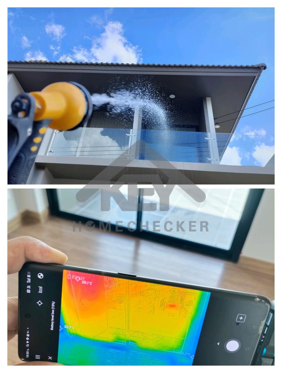 งานเทสน้ำ ประตูหน้าต่าง