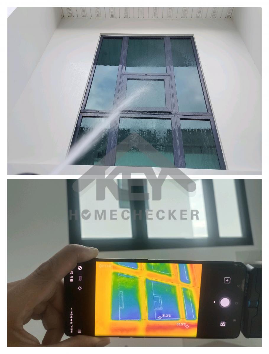 งานเทสน้ำ ประตูหน้าต่าง