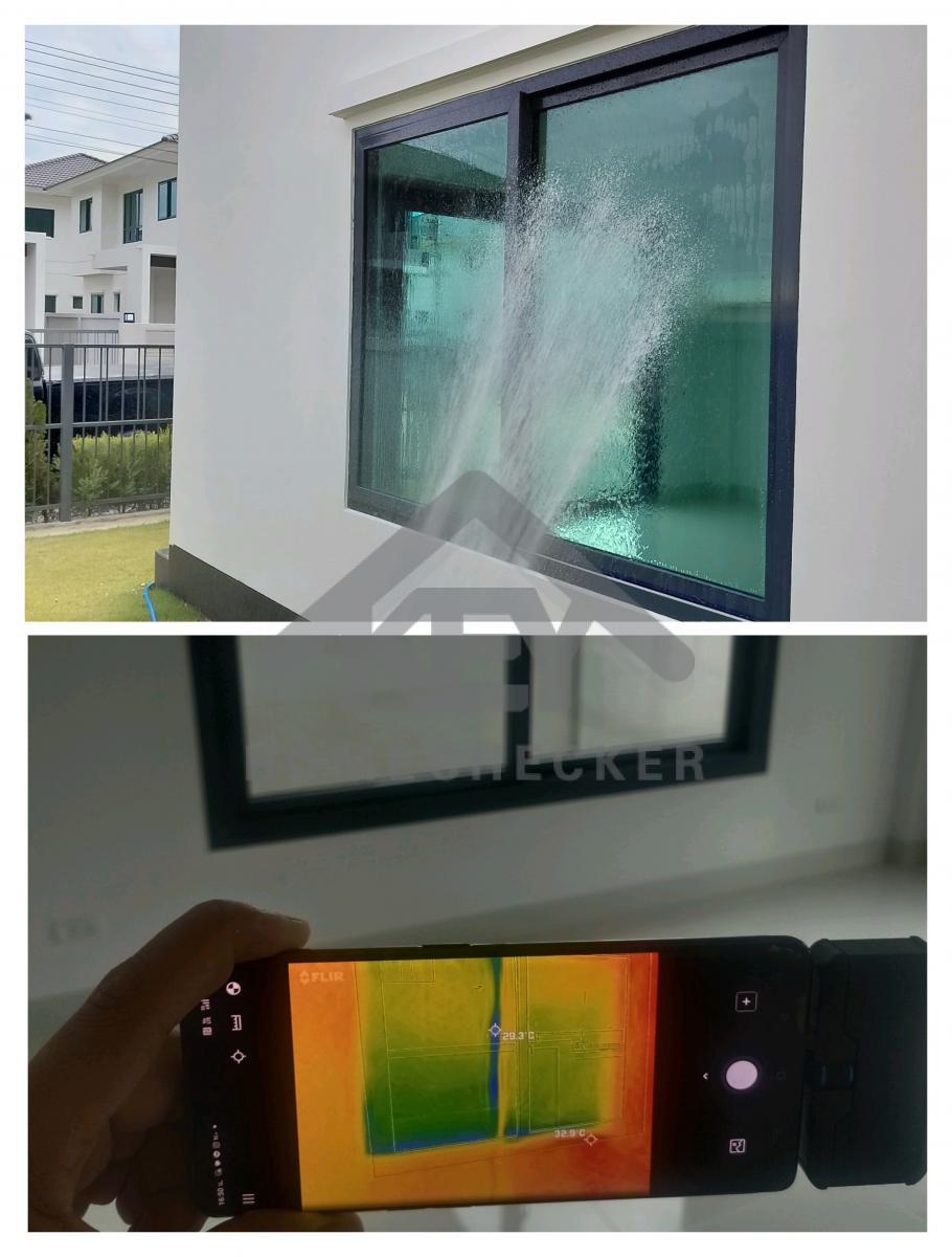 งานเทสน้ำ ประตูหน้าต่าง