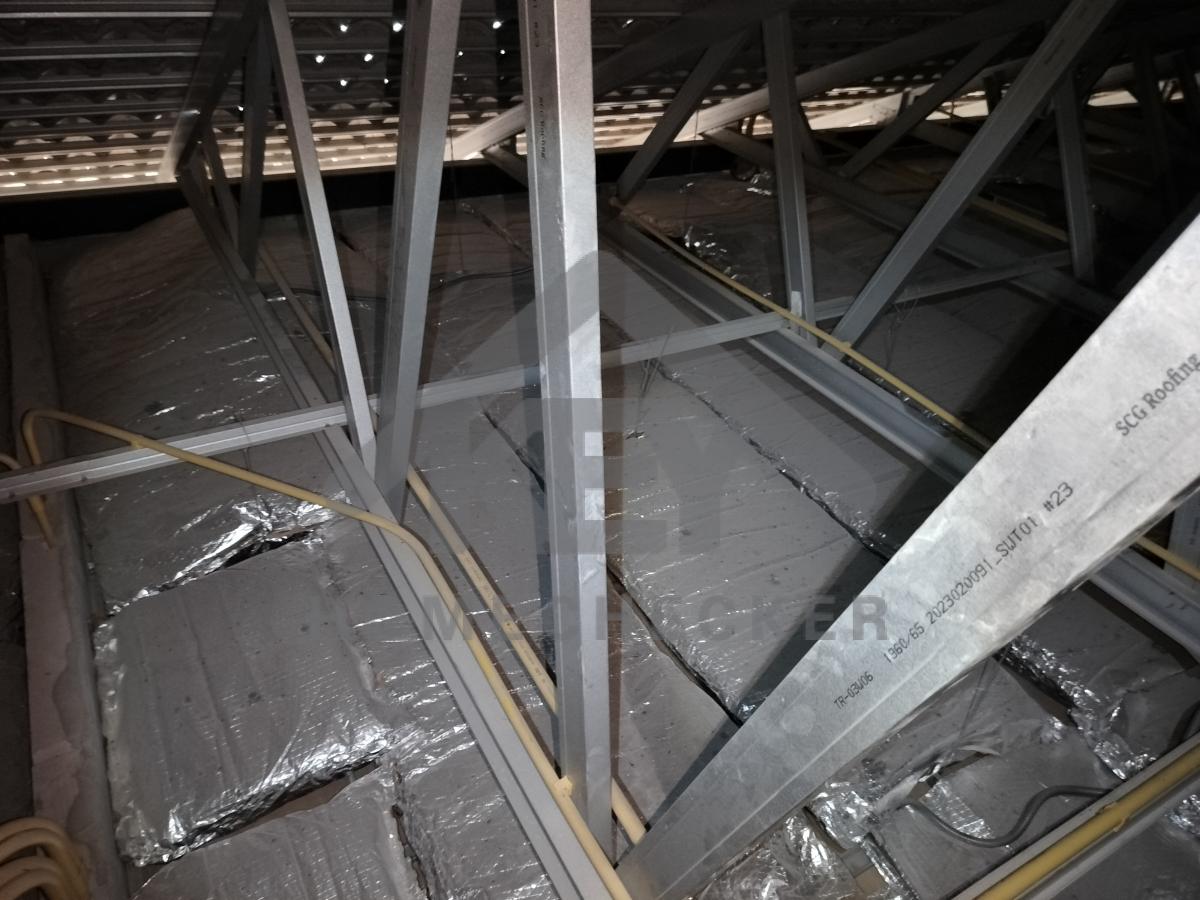 งานฝ้าชายคาและโครงฝ้า