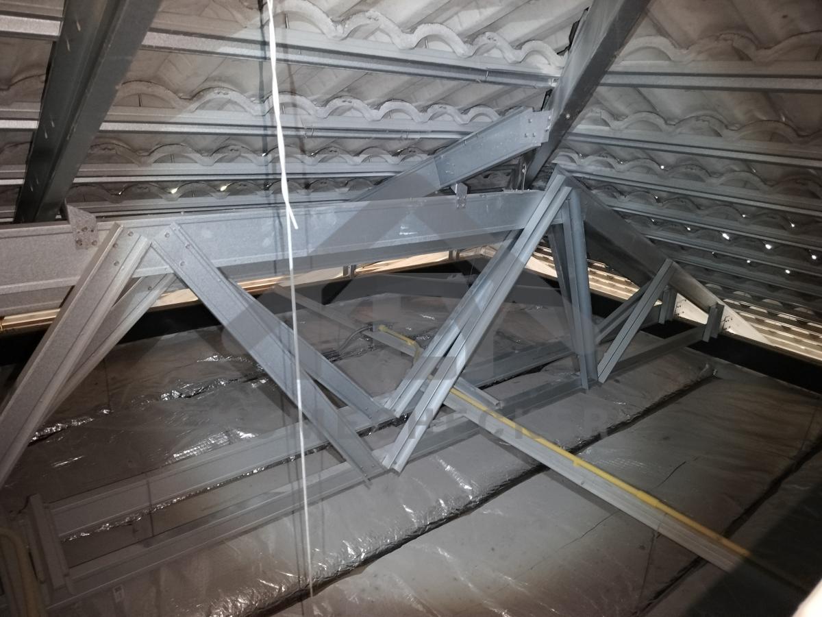 งานฝ้าชายคาและโครงฝ้า