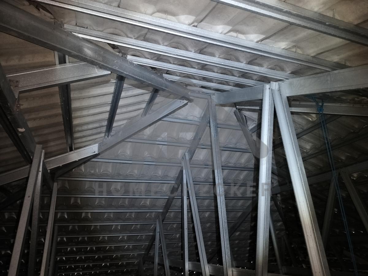 งานฝ้าชายคาและโครงฝ้า