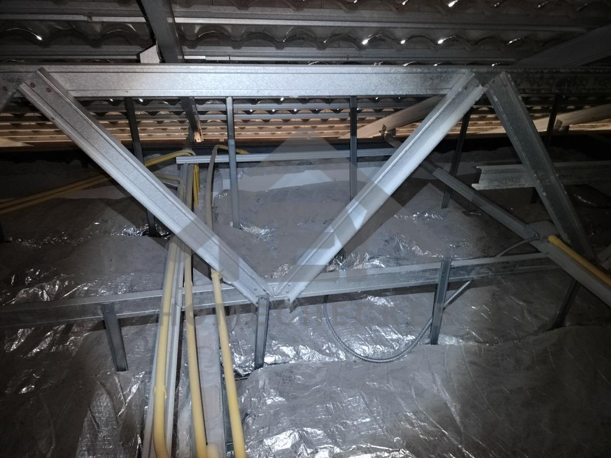 งานฝ้าชายคาและโครงฝ้า