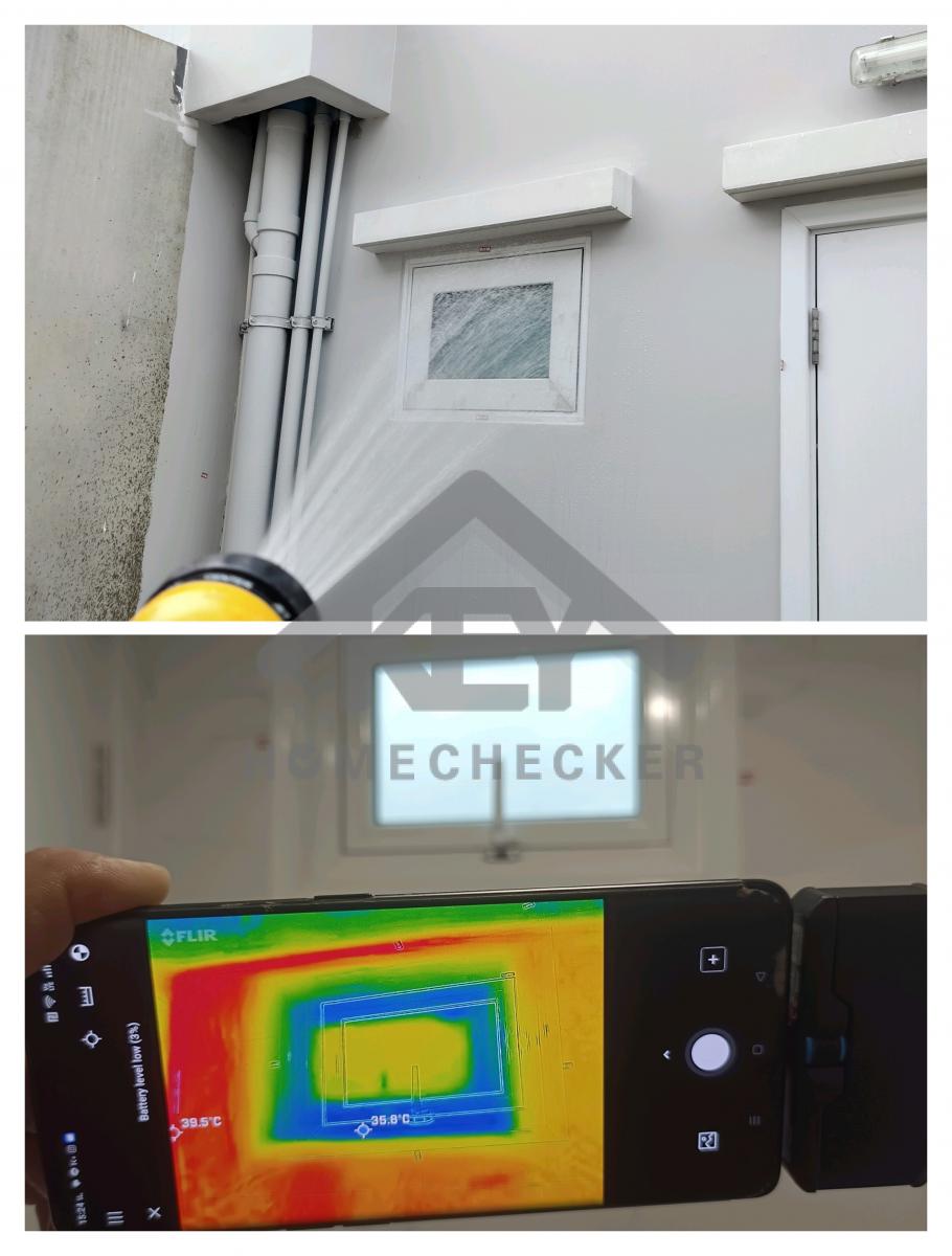 งานเทสน้ำ ประตูหน้าต่าง