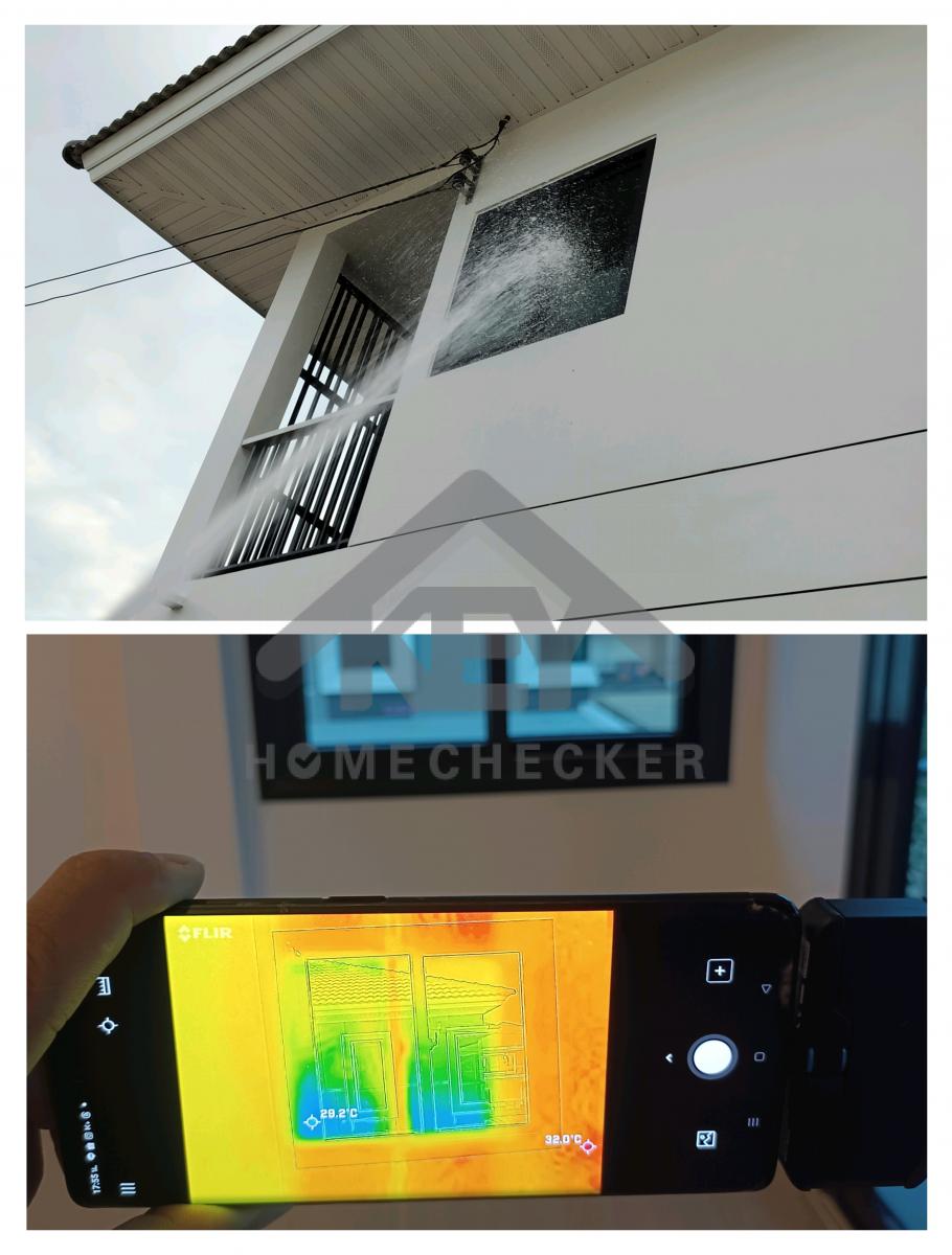 งานเทสน้ำ ประตูหน้าต่าง