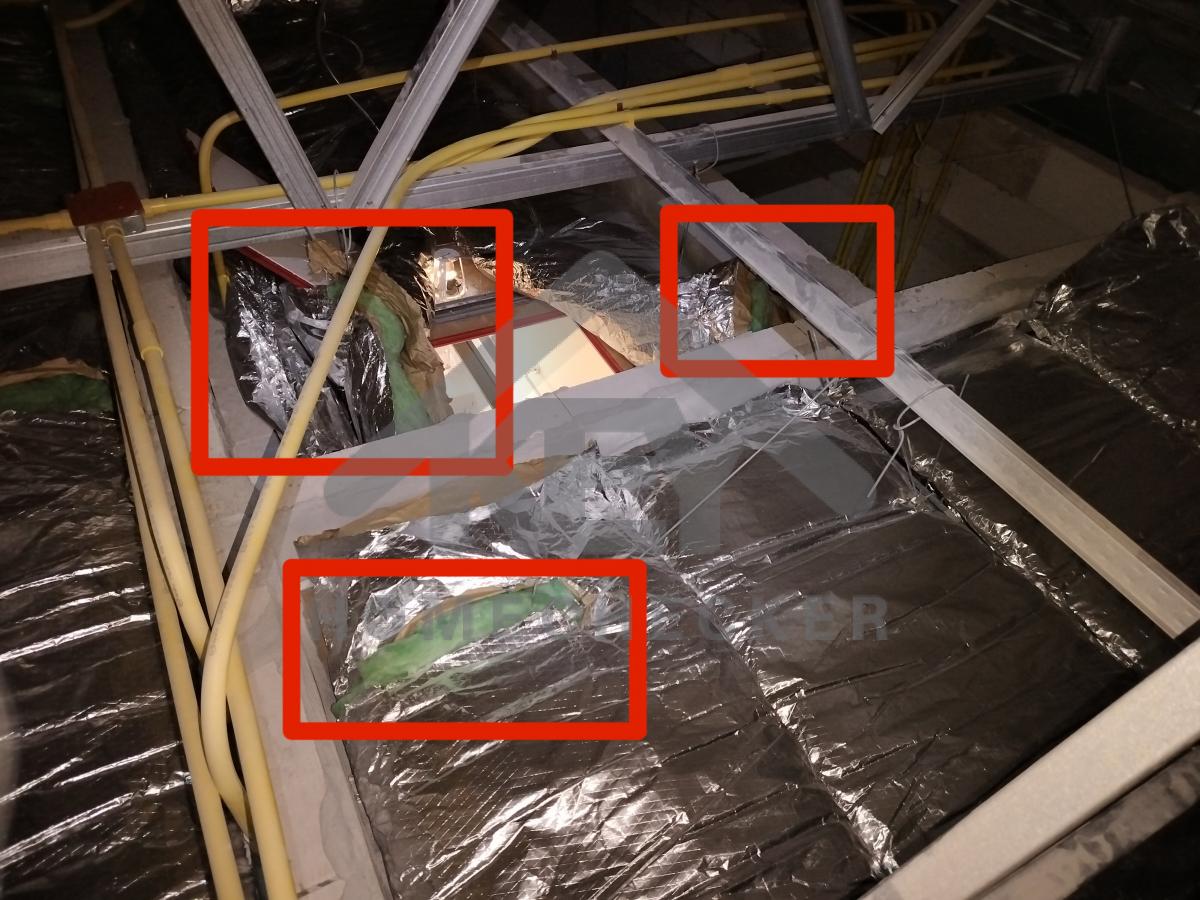 งานตรวจสอบหลังคา