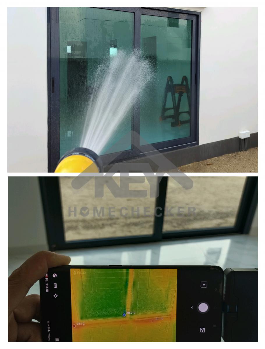 งานเทสน้ำ ประตูหน้าต่าง