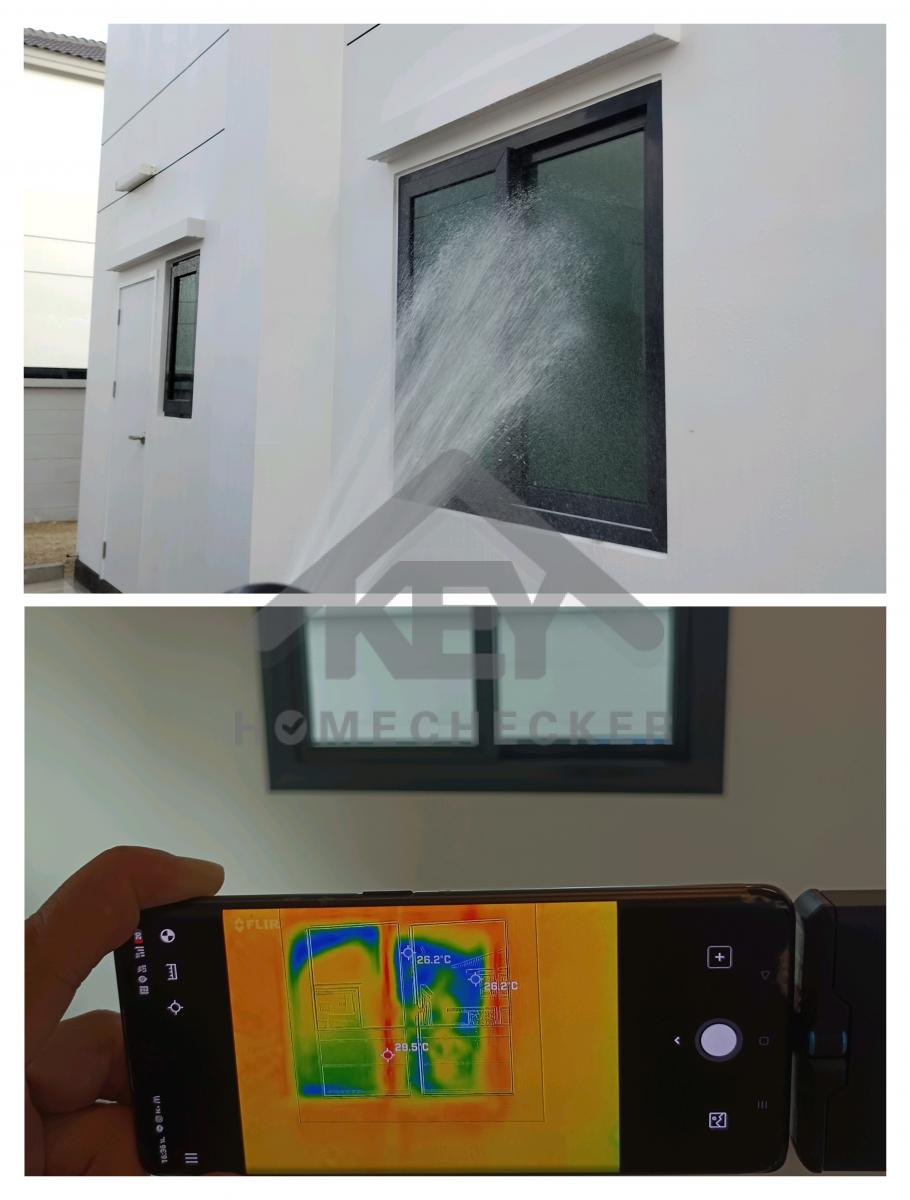 งานเทสน้ำ ประตูหน้าต่าง