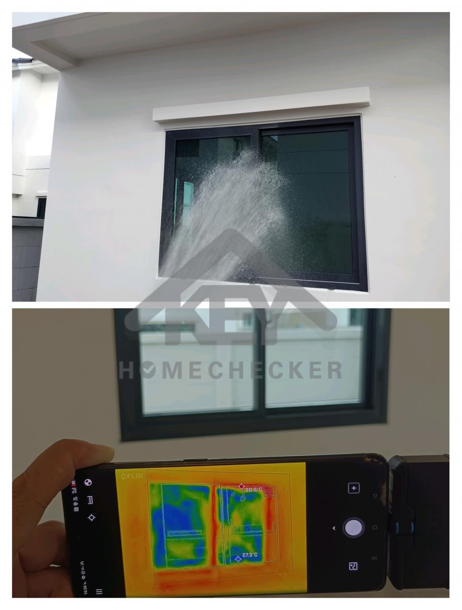 งานเทสน้ำ ประตูหน้าต่าง