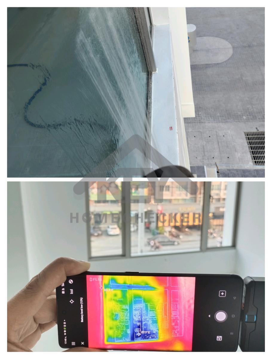 งานเทสน้ำ ประตูหน้าต่าง