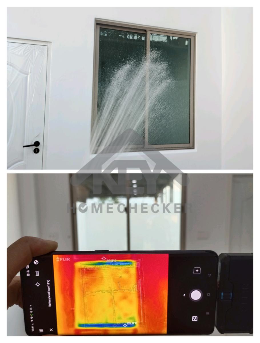 งานเทสน้ำ ประตูหน้าต่าง