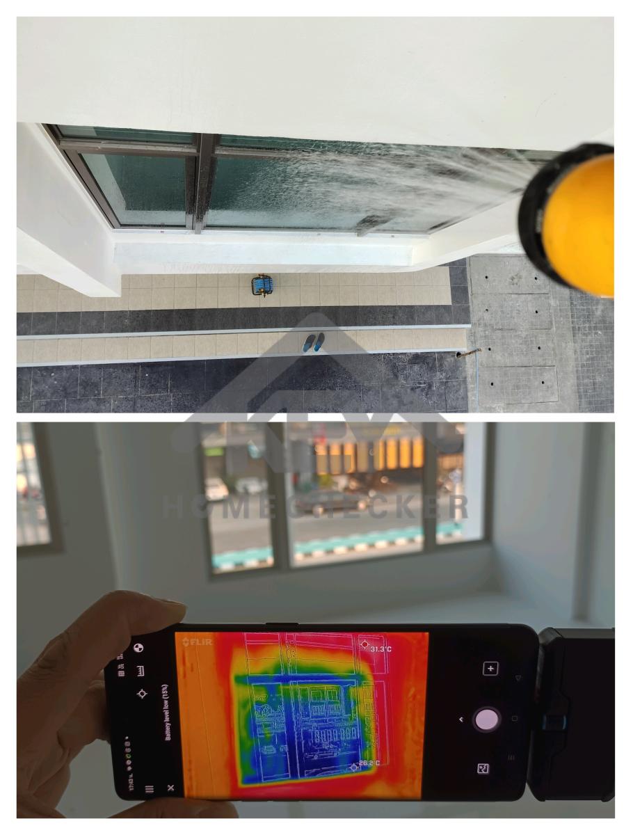 งานเทสน้ำ ประตูหน้าต่าง