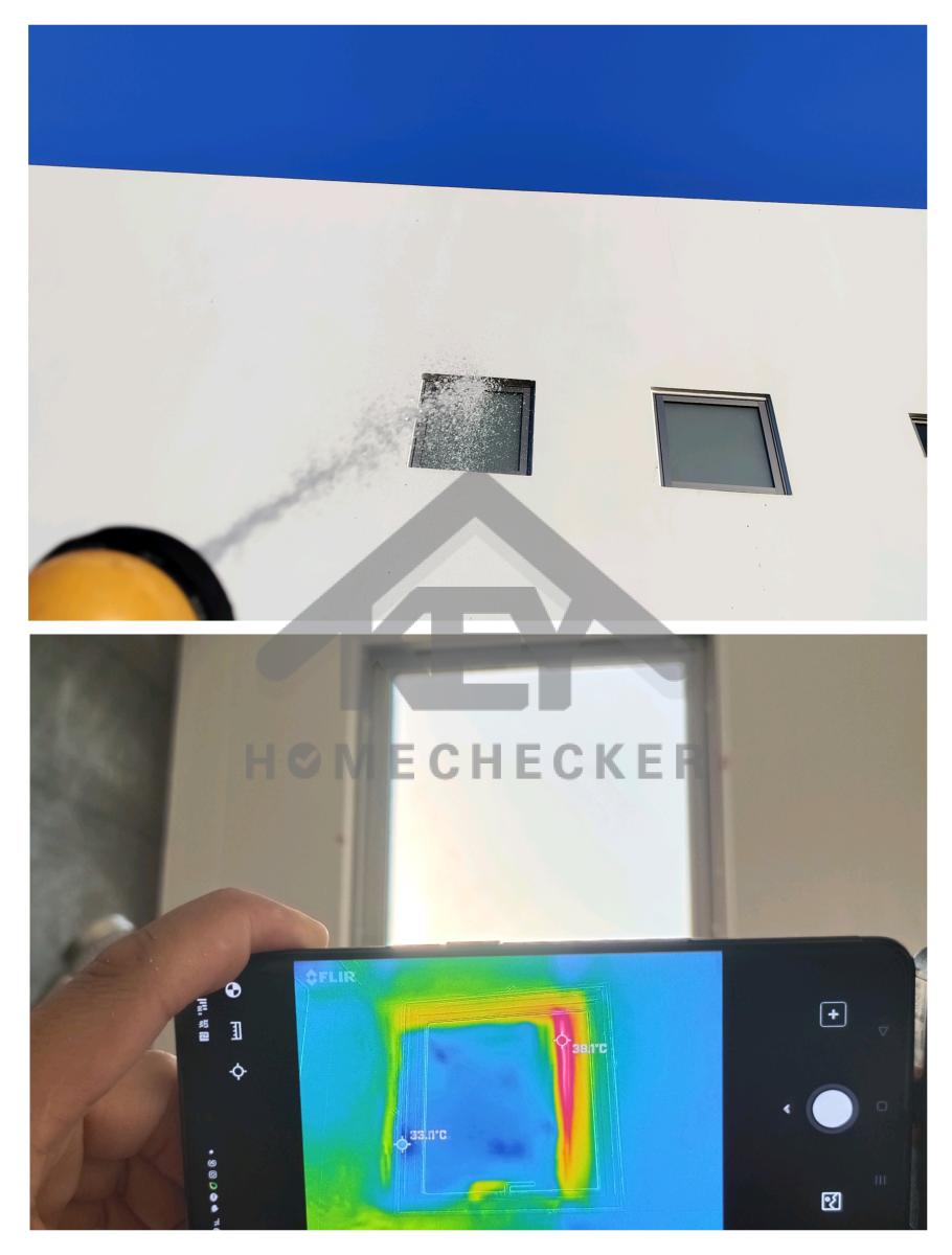 งานเทสน้ำ ประตูหน้าต่าง