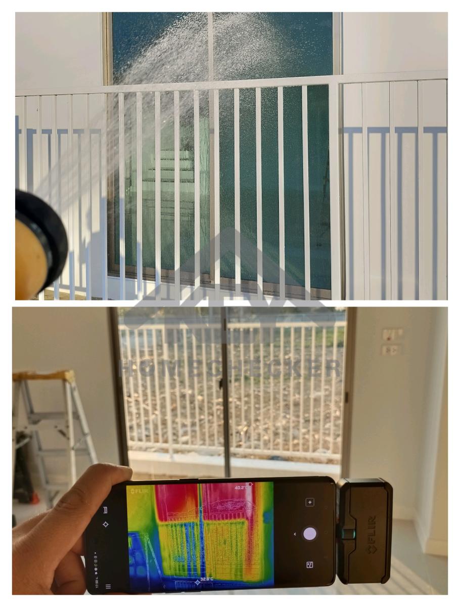 งานเทสน้ำ ประตูหน้าต่าง