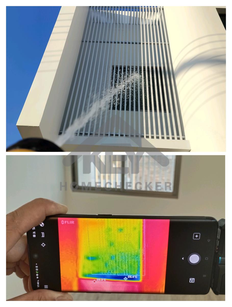 งานเทสน้ำ ประตูหน้าต่าง